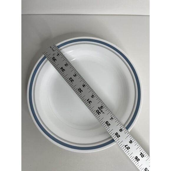 Corelle Indigo Blue Slate Gray 8” Wide Soup Bowl Pasta - Picture 5 of 5